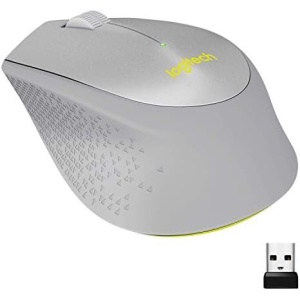 Logitech M330 SILENT PLUS Wireless Mouse, 2.4GHz with USB Nano Receiver